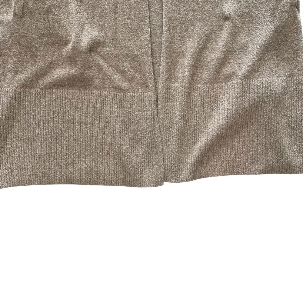 Barefoot Dreams CozyChic Ultra Lite Open Front Cardigan in Nickel NWT Sz: Small - Picture 6 of 15